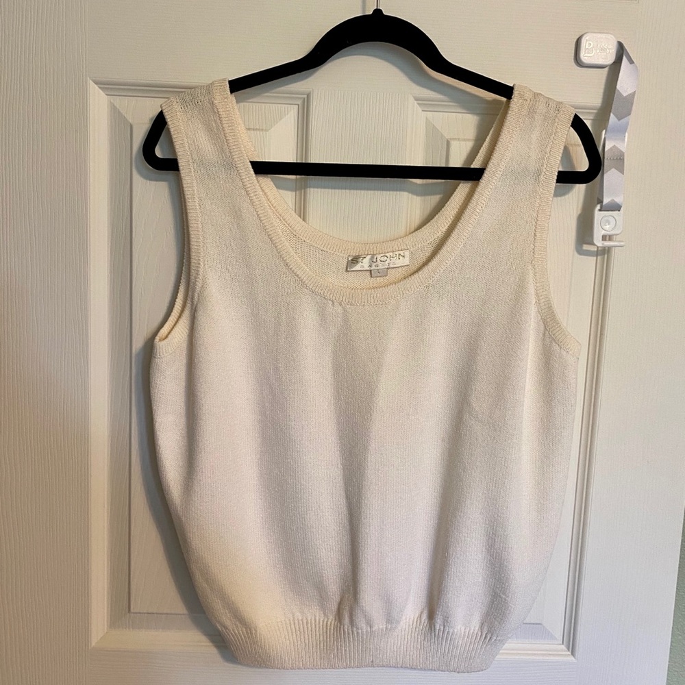Vintage St. John Basics Santana Knit Tank